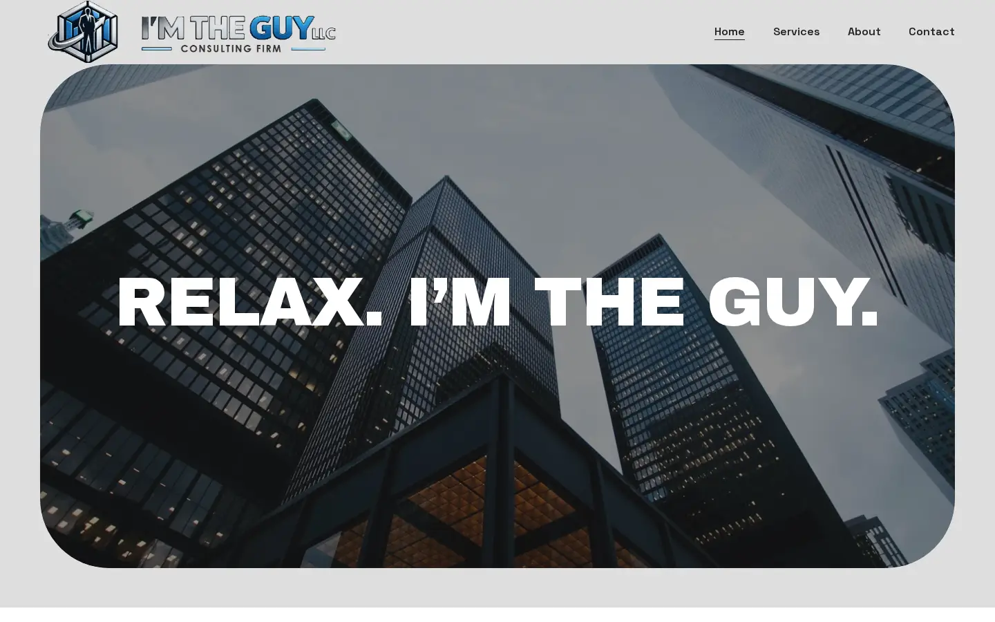 The old imtheguy.org on a template builder